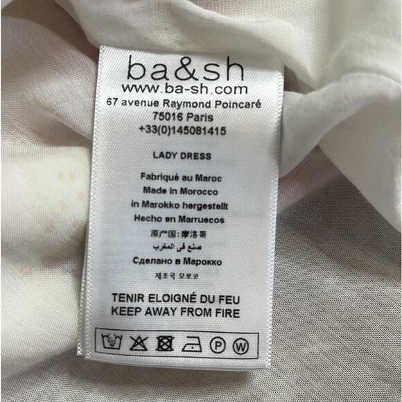 BA&SH ELONOR FLORAL PRINT‎ MIDI DRESS SIZE L - Picture 9 of 9